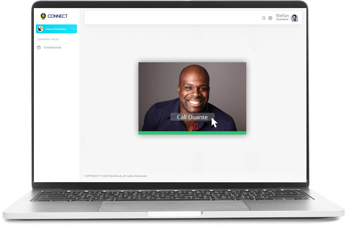 screenshot of WorkHub Connect